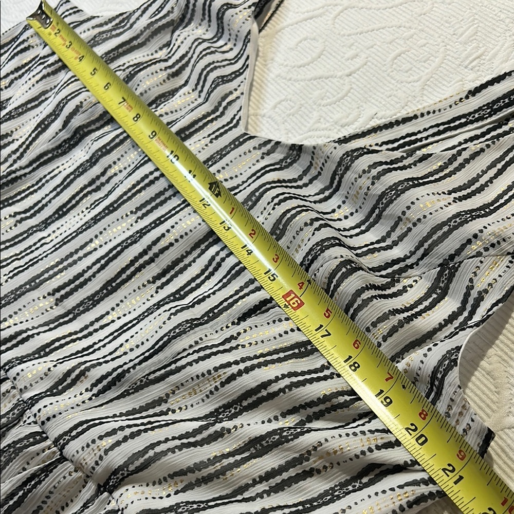 Torrid Black and White Striped Midi Dress - Picture 8 of 10